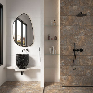 Euroceramica - TUNEZ ADGO MIX - 31X60 - BASALTICO BLANCO - 31X60